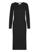 Viarmer L/S Long Dress Black Vila