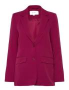 Vikamma Loose Blazer - Burgundy Vila