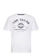 Logo Tee White Tom Tailor