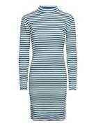 Vithessa High Neck L/S Dress Blue Vila