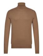 Jjeemil Knit Roll Neck Brown Jack & J S