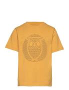 Regular Fit Owl Chest Print - Gots/ Yellow Knowledge Cotton Apparel