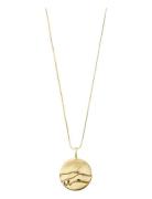 Heat Recycled Coin Necklace Gold Pilgrim