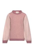 Pullover Ls Knit Pink Minymo
