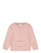 Knit Cotton Sweater Pink Mango