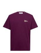 Flag T-Shirt Purple Les Deux