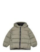 Quilted Jacket Khaki Mango