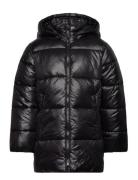 Kogscarlett Hood Puffer Cp Otw Black Kids Only