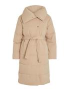 Visulitana L/S New Padded Coat/Pb Beige Vila