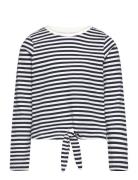 Vmsillealma Ls Knot Top Jrs Girl Navy Vero Moda Girl