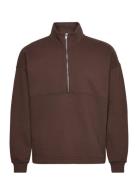 Anf Mens Sweatshirts Brown Abercrombie & Fitch