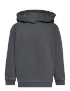 Hoodie With Back Print Grey Tom Tailor