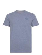 Essential Logo Emb Tee Blue Superdry