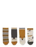Silas Cotton Socks - 4 Pack Patterned Liewood