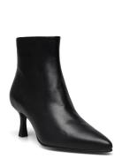 Slfclara Leather Boot Black Selected Femme