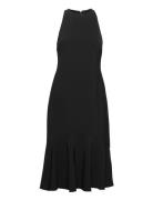 Double-Faced Crepe Sleeveless Dress Black Lauren Ralph Lauren