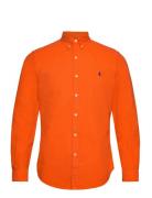 Slim Fit Garment-Dyed Oxford Shirt Orange Polo Ralph Lauren