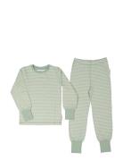 Two Pcs Pyjamas Classic Green Geggamoja