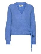 Onlmia L/S Wrap Cardigan Knt Noos Blue ONLY