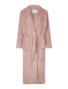Long Fleece Robe Pink Rosemunde