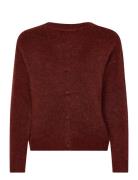 Vijamina Over L/S Knit Cardigan-Noos Red Vila