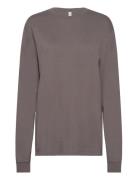 Esleaf Ls Crewneck - Organic M Grey Enkel Studio