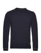 Cameron O-Neck Knit Navy Fat Moose