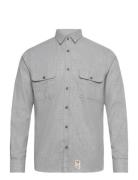 Glenn Flannel Shirt Ls Grey Fat Moose