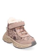 Astoni Velcro Tex Print Pink Wheat