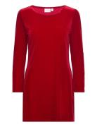 Vivelvo L/S Dress/Ln Red Vila