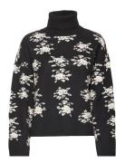 Yasluana Ls Knit Pullover S. Black YAS