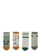 Silas Cotton Socks - 4 Pack Yellow Liewood