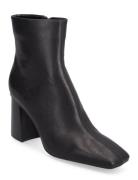 Ankle Boots With Square Toe Heel Black Mango