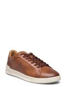 Heritage Court Ii Leather Sneaker Brown Polo Ralph Lauren