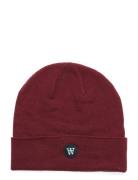 Vin Patch Beanie Burgundy Double A By Wood Wood