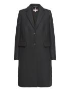 Wool Blend Classic Coat Black Tommy Hilfiger