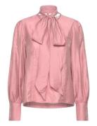 Blouse With Detachable Bow Pink IVY OAK