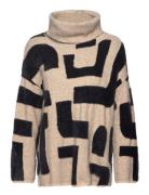 Knit Intarsia Pullover Beige Tom Tailor