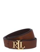 Fl Grn Pb/Fl Grn Pb-Rev Lrl 30-Blt- Brown Lauren Ralph Lauren