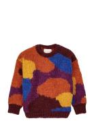 Multicolor Intarsia Jumper Brown Bobo Choses