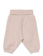 Wool Fleece Trousers Pink Wheat