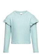 Sweater Soft With Frill Young Blue Lindex