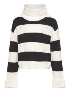 Knitted Sweater Polo Patterned Lindex