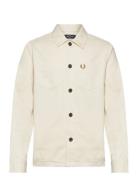 Twill Overshirt Beige Fred Perry