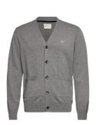 Classic Cotton V-Cardigan Grey GANT