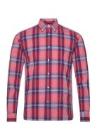 Flex Textured Tartan Rf Shirt Red Tommy Hilfiger