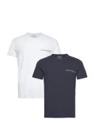 Men's Knit 2-Pack T-Shirt Navy Emporio Armani