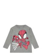 Nmmdomi Spidey Ls Top Mar Grey Name It