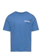 Jjgrow Tee Ss Crew Neck Jnr Blue Jack & J S