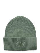 Essentials Beanie Green Calvin Klein